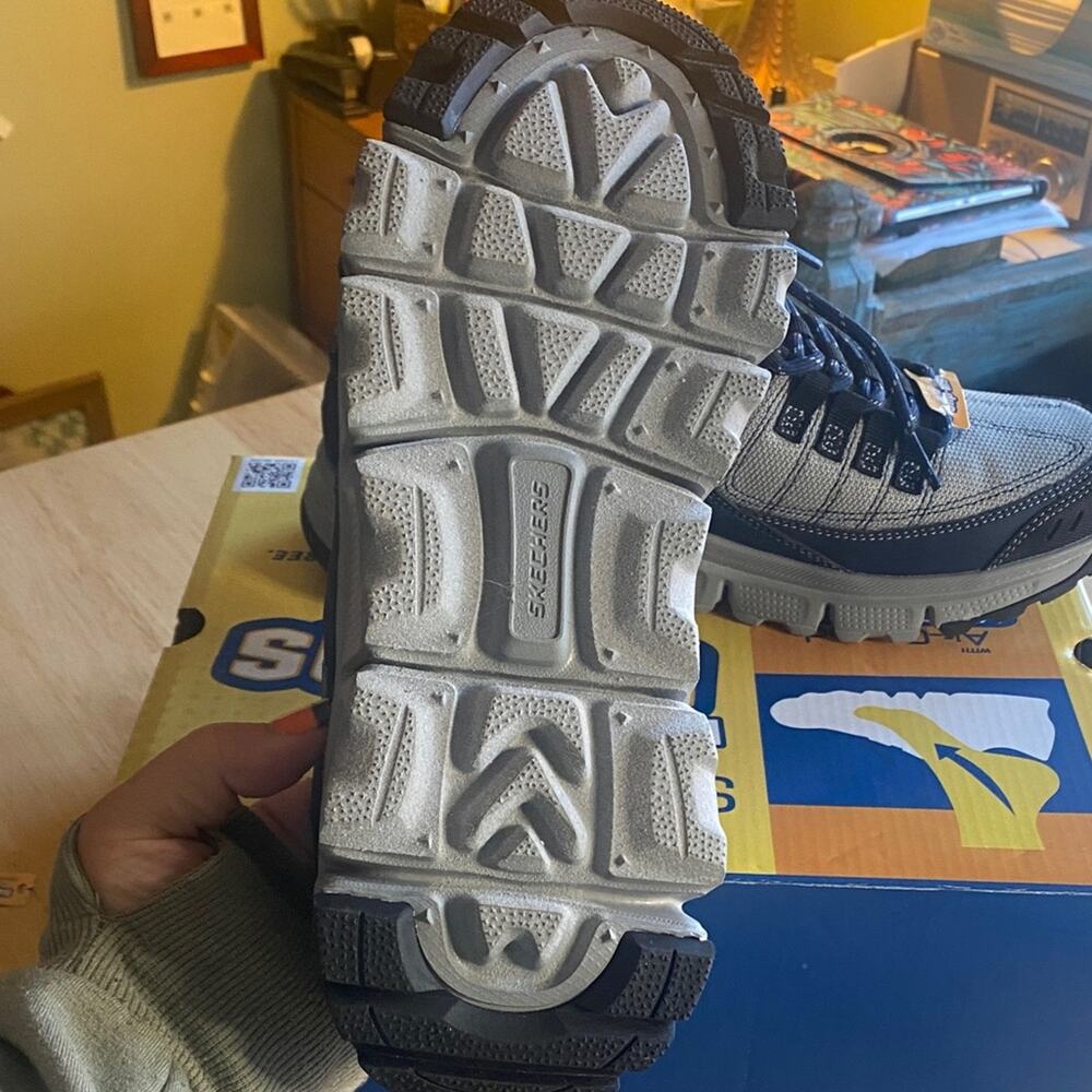 Skechers Men's Blue and Gray Slip-Ins Sneakers - Picture 6 of 11
